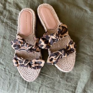 Loeffler Randall Daisy leopard print now espadrilles